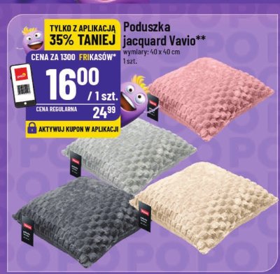Poduszka jacquard Vavio promocja w POLOmarket