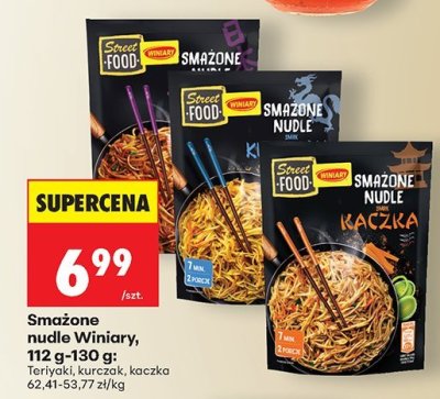 Smażone nudle Winiary 112 g-130 g: teriyaki, kurczak, kaczka promocja w Biedronka