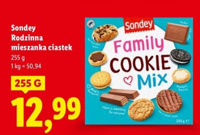 Ciastka Sondey Rodzinna mieszanka ciastek promocja w Lidl