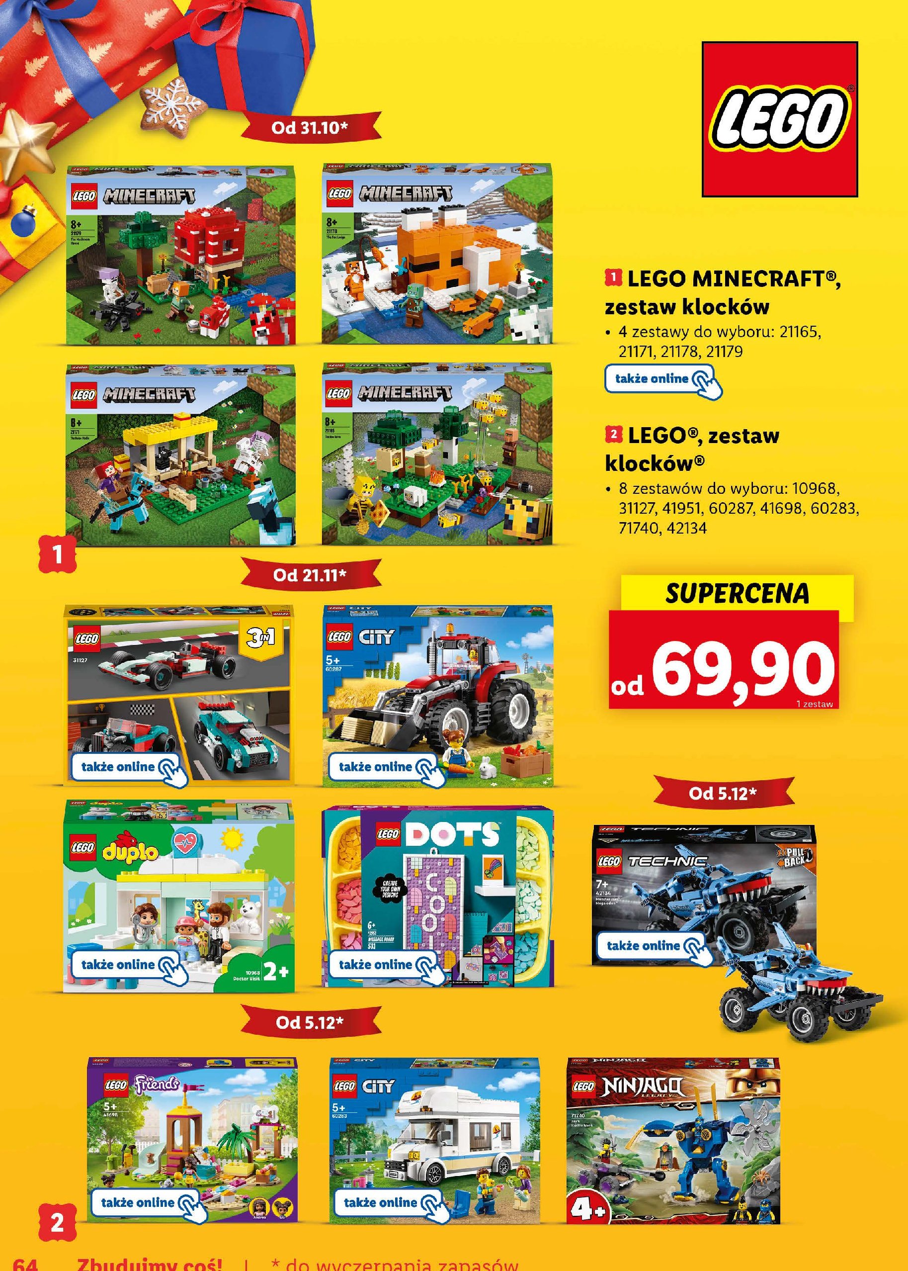 Klocki 21165 Lego minecraft promocja