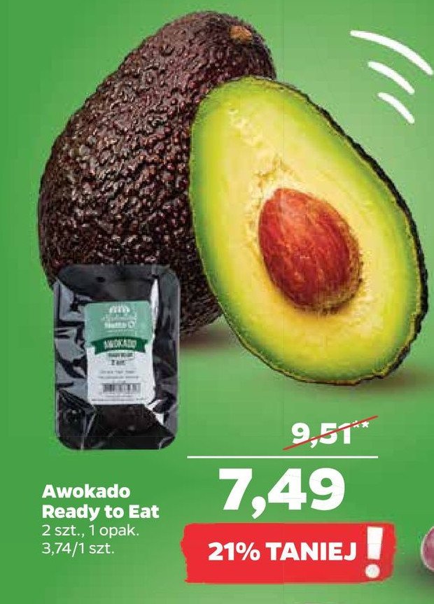 Awokado hass Nature's produce ready to eat promocja