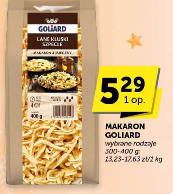 Makaron Goliard lane kluski szpecle promocja w ABC