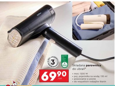 Parownica do ubrań składana Hoffen promocja w Biedronka