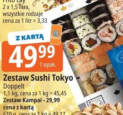 Zestaw sushi Tokyo tey promocja w Leclerc