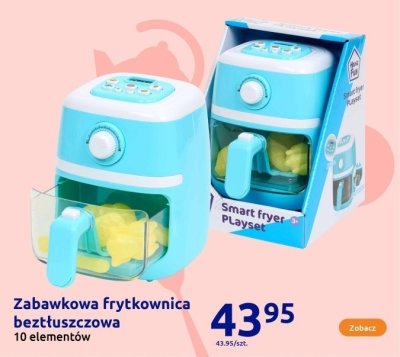 Zabawkowa frytkownica beztłuszczowa 10 elementów promocja w Action
