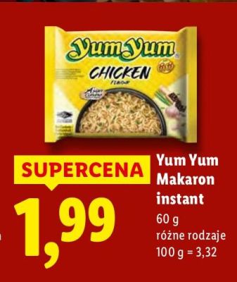 Makaron instant 60 g różne rodzaje promocja w Lidl