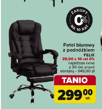 Fotel biurowy felix czarny promocja