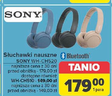 S艂uchawki bluetooth wh-ch510 Sony promocja
