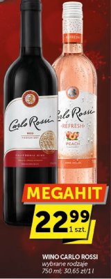 Wino Carlo Rossi wybrane rodzaje promocja w Euro Sklep