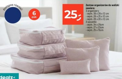 Zestaw organizerów do walizki 6 pak promocja w Dealz