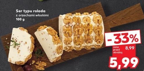 Rolada serowa z orzechami włoskimi promocja w Kaufland