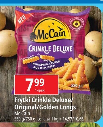 Frytki Mccain golden longs promocja