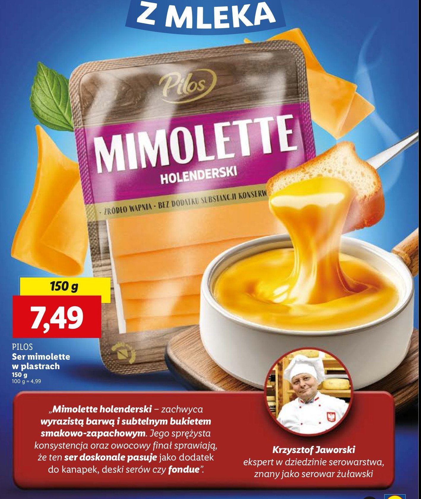 Ser mimolette Pilos promocja w Lidl