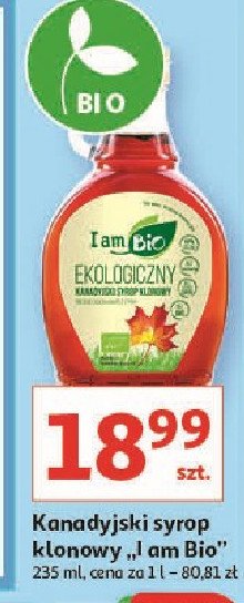 Syrop klonowy I am bio promocja