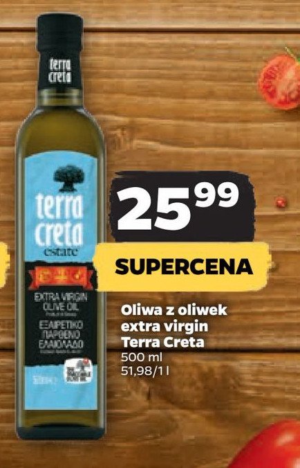Oliwa z oliwek estate Terra creta promocja