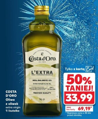 Oliwa z oliwek extra virgin promocja w Kaufland