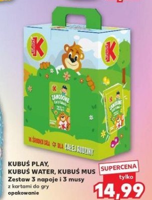 Zestaw napojów z musów z grą Kubuś promocja