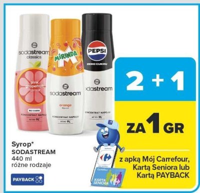 Syrop SODASTREAM promocja w Carrefour Market