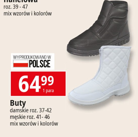 Buty męskie 41-46 promocja w Leclerc