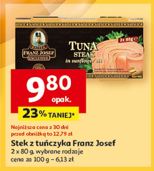 Tuńczyk stek w kawałkach Franz josef exclusive promocja