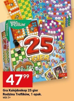 Gra Kalejdoskop 25 gier Rodzina Treflików, 1 opak. promocja w Twój Market