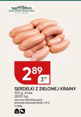Serdelki z zielonej krainy promocja w Chata Polska
