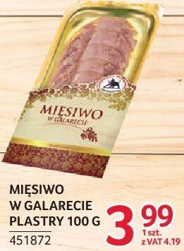 Mięsiwo w galarecie plastry ZMB Białystok 100g promocja w Selgros