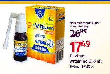 Witamina d 1000 j.m. D-VITUM FORTE promocja