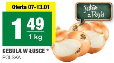 Cebula w łusce Polska SPAR promocja w SPAR