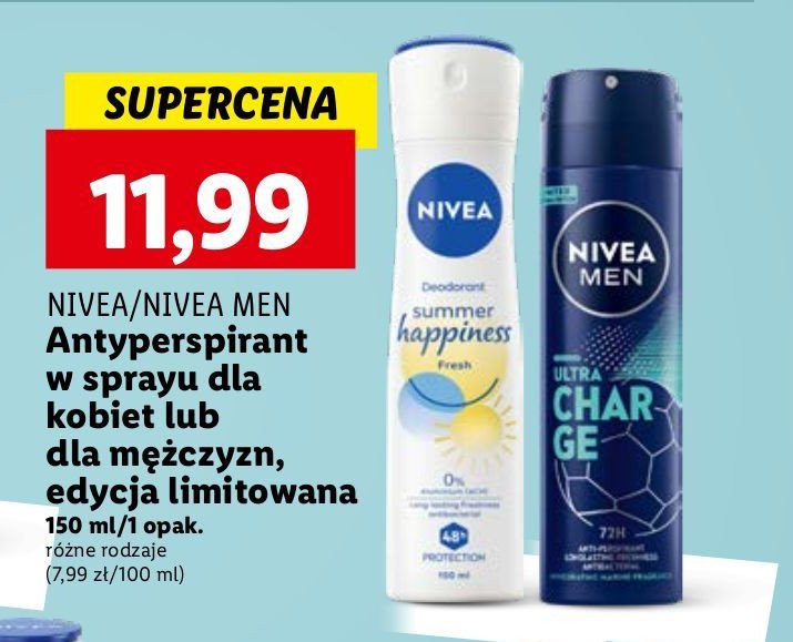 Dezodorant fresh Nivea summer happiness promocja