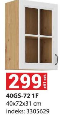 Szafka kuchenna 40GS-72 1F promocja w Merkury Market