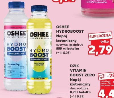 Napój izotoniczny dwa rodzaje promocja w Kaufland