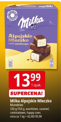 Mleka Alpejskie Mleczko Mondelez promocja w Leclerc
