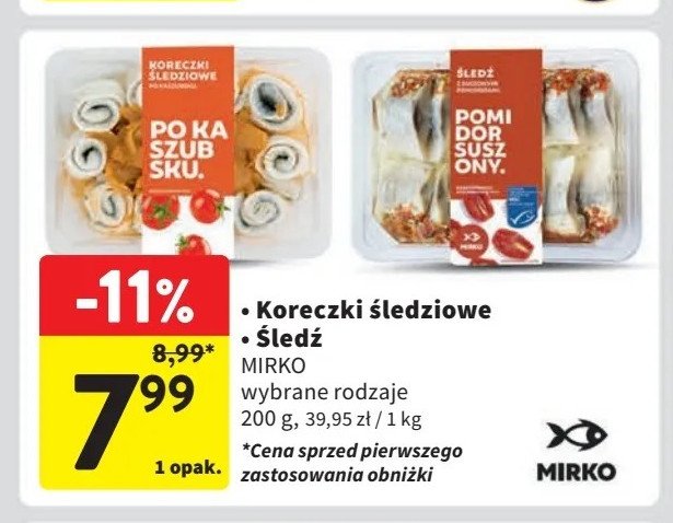 Koreczki śledziowe po kaszubsku Mirko promocja