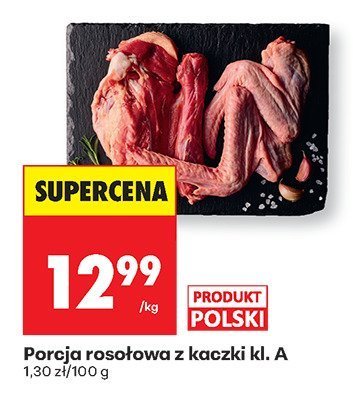 Porcja rosołowa z kaczki kl. A promocja w Biedronka