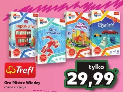 Gra edukacyjna mistrz wiedzy cia艂o cz艂owieka Trefl promocja