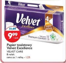Papier toaletowy premium komfort Velvet excellence promocja