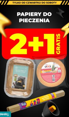 Papiery do pieczenia 2+1 GRATIS promocja w Dealz