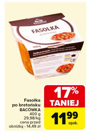 Fasolka po bretońsku BACÓWKA promocja