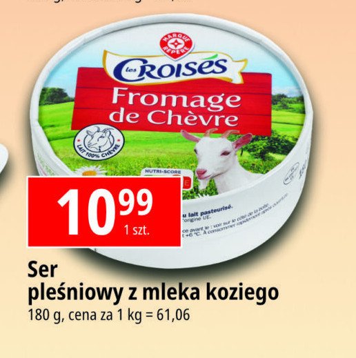 Ser kozi okrągły Wiodąca marka croises promocja w Auchan