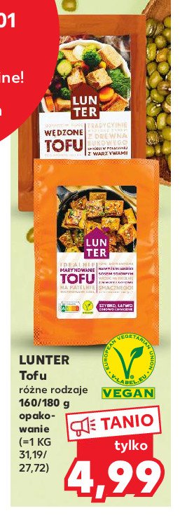Tofu wędzone Lunter promocja