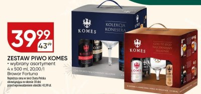 Zestaw Piwo Komes wybrany asortyment promocja w Chata Polska