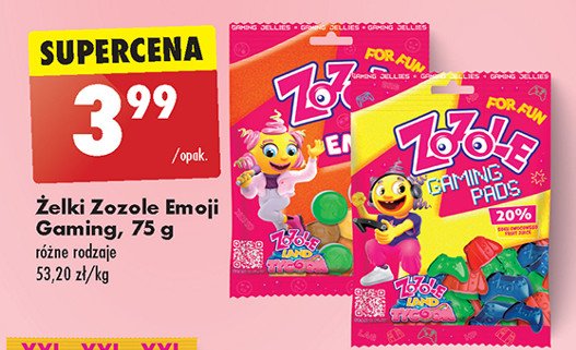 Żelki emoji Zozole promocja