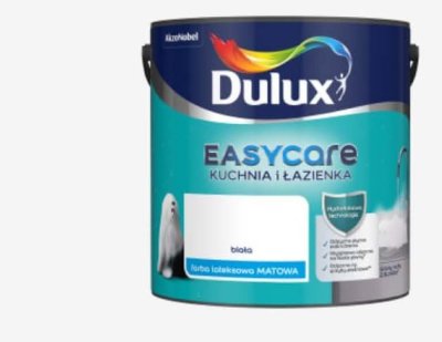 Farba kolorowa Dulux EasyCare Kuchnia i Łazienka 2,5 l promocja w Castorama
