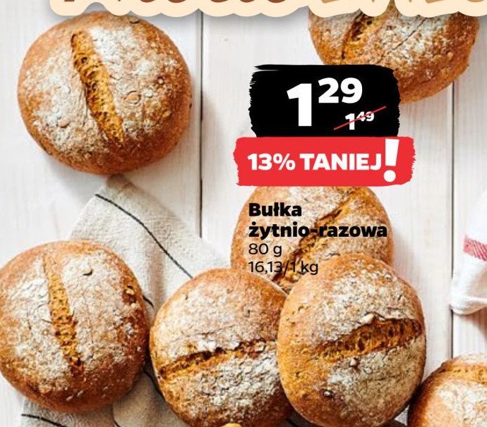 Bułka żytnio-razowa promocja