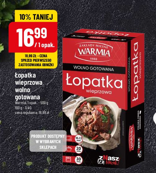 Łopatka wołowa Warmia promocja