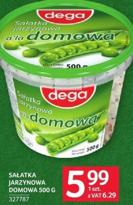 Sałatka jarzynowa domowa dega 500 g promocja w Selgros