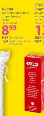 Koncentrat AJONA koncentrat do zębów promocja w Hebe