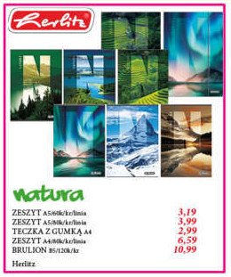 Zeszyt a5/80 k linia Herlitz promocja