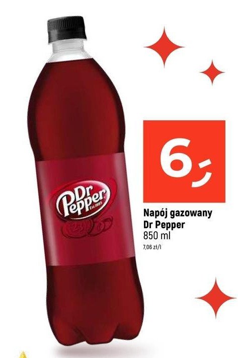 Napoj Dr pepper promocja